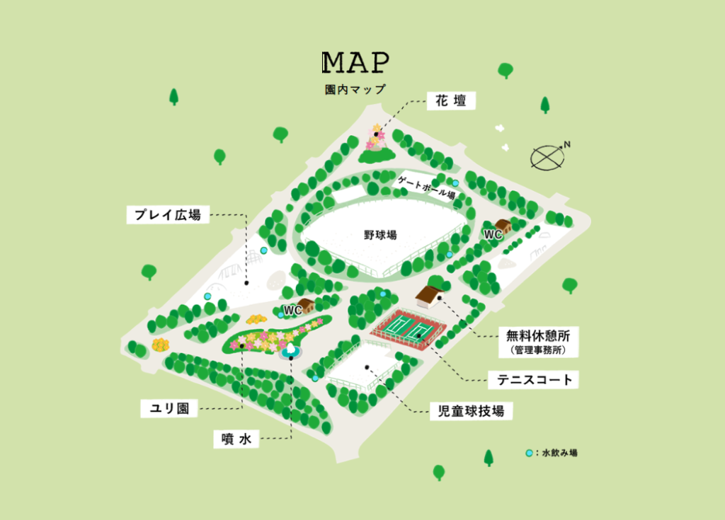 chikusa park map