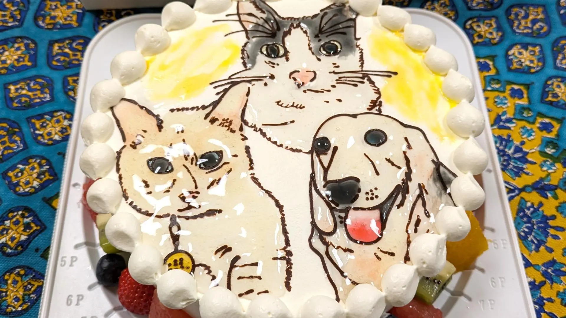 名古屋市昭和区「ピネード」の世界にひとつだけのイラストケーキ（2025）