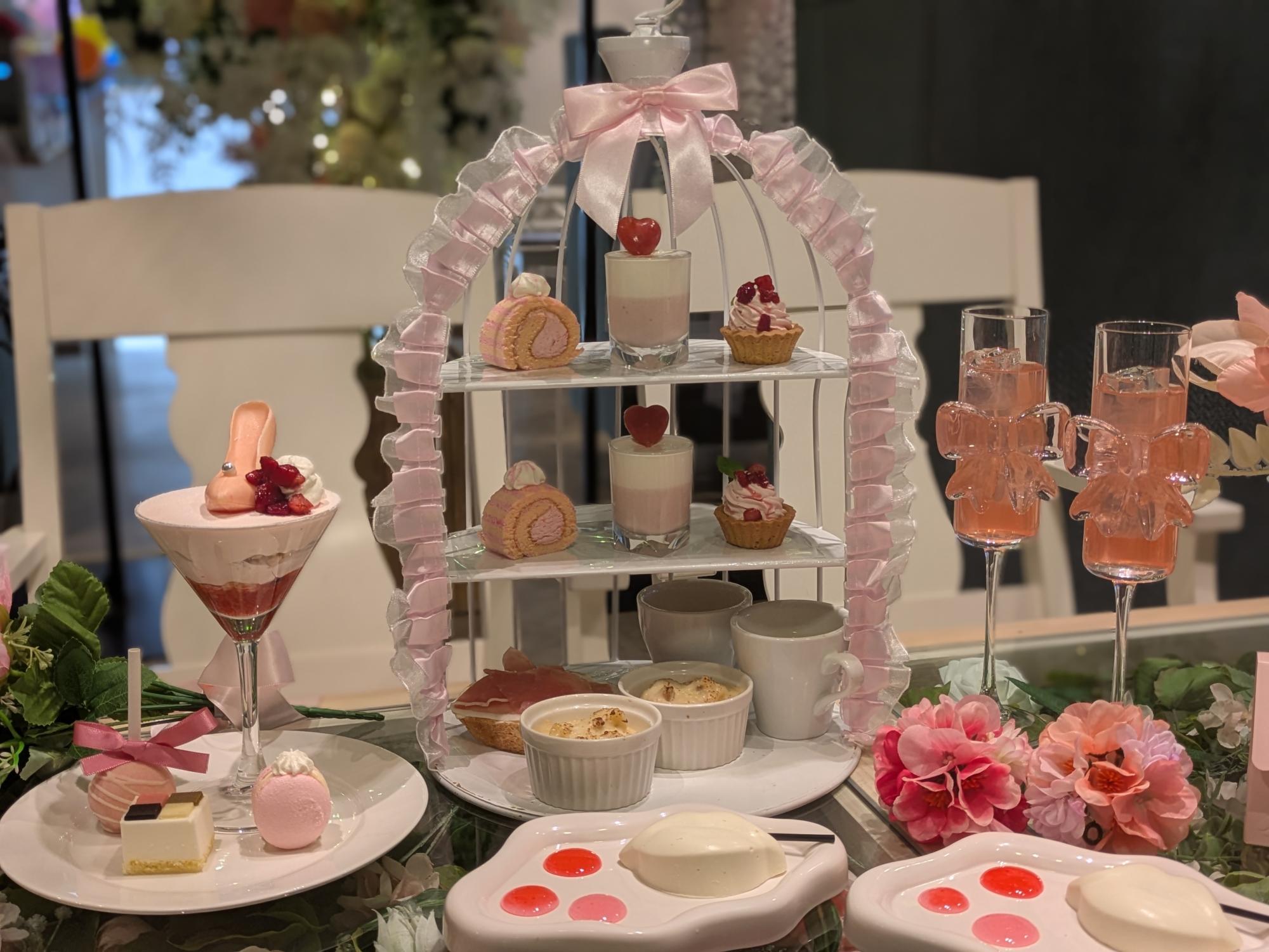 Sun5 cafe(名古屋・栄)の可愛いアフタヌーンティーセット