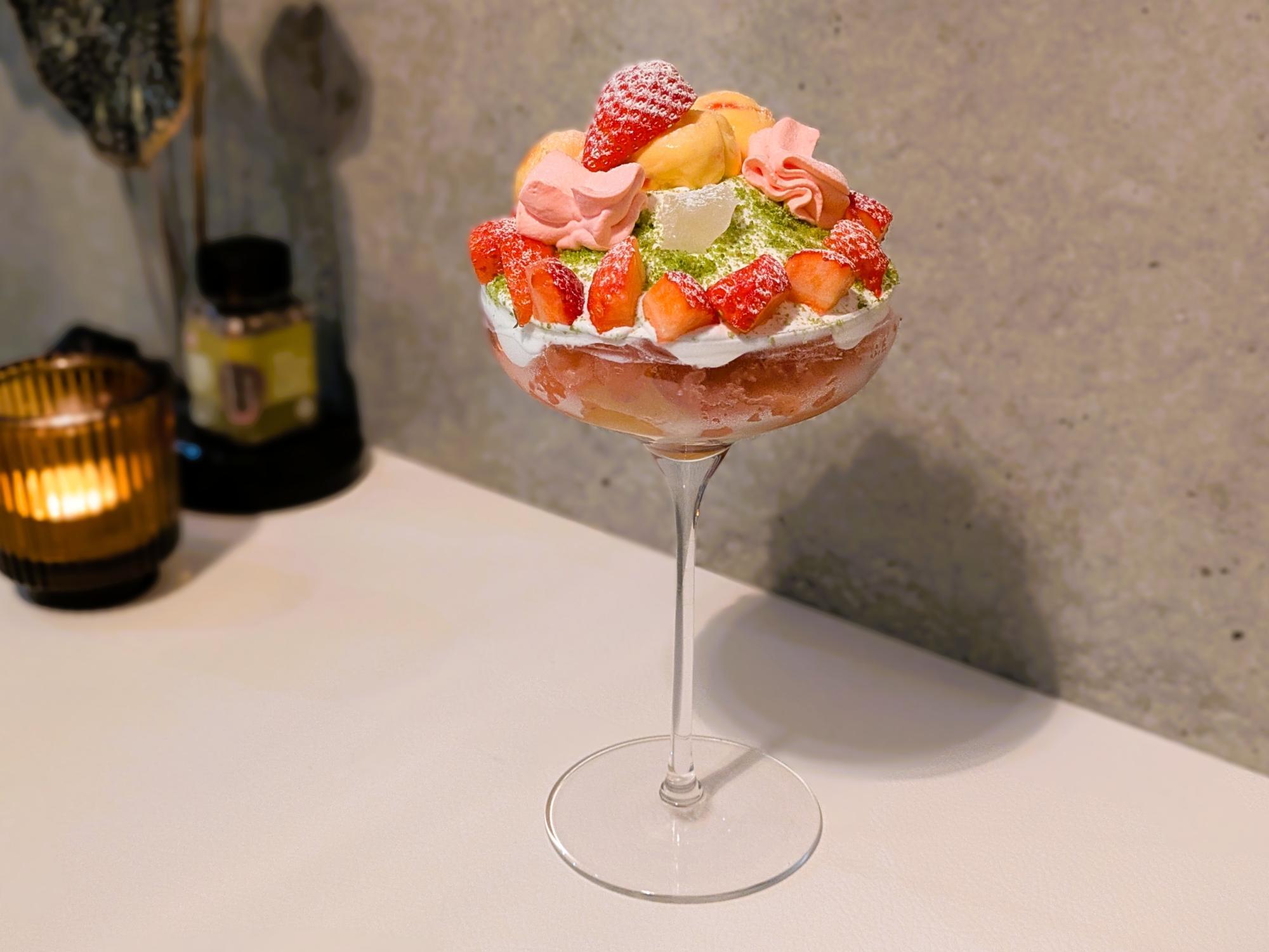クリスマスパフェ