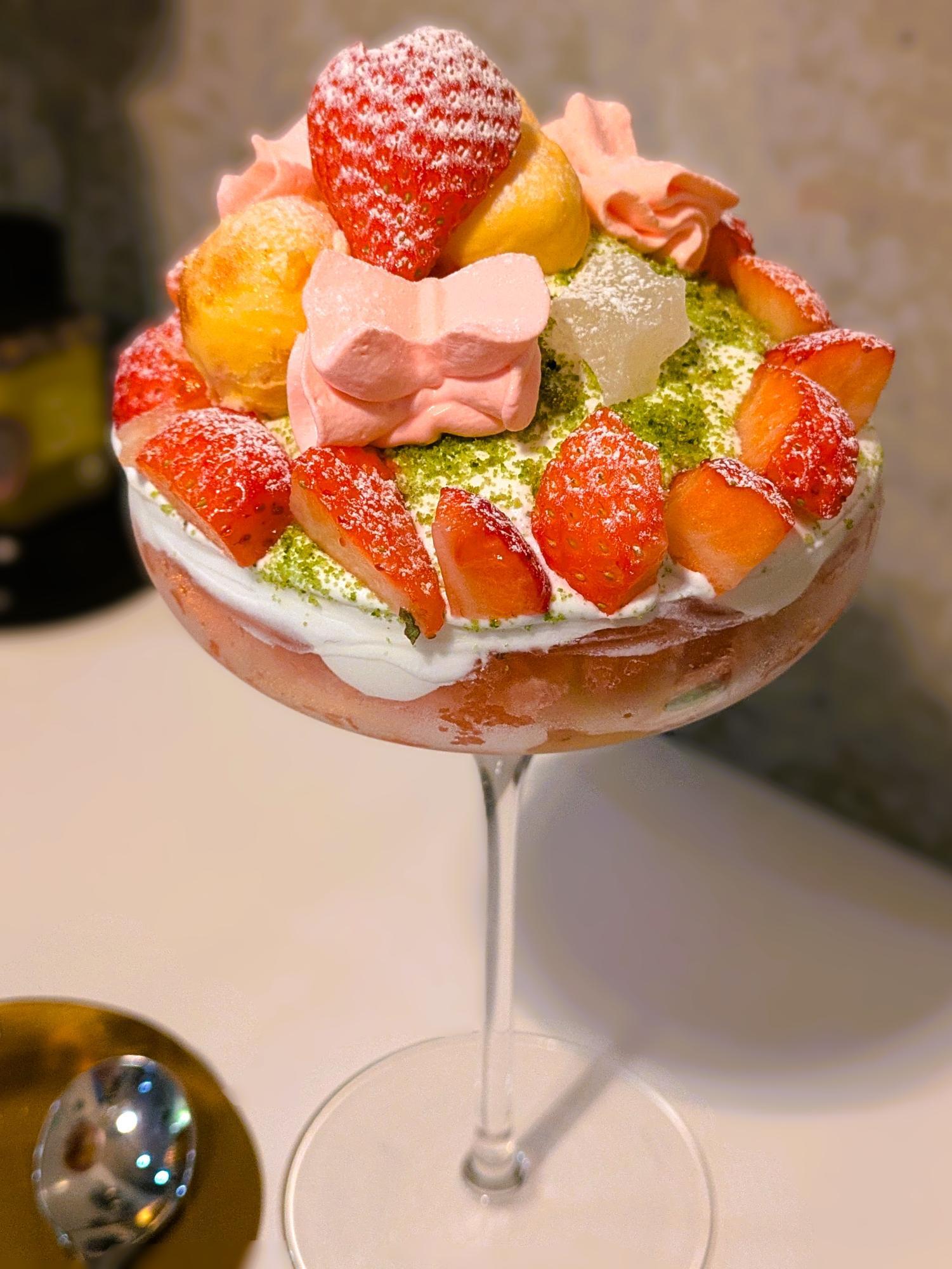 クリスマスパフェ