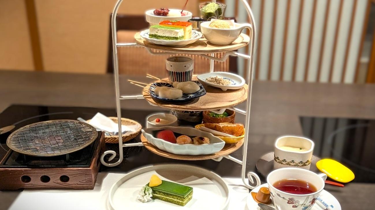 hanachiroru撮影｜かごの屋の平日限定「和のアフタヌーンティー」（名古屋市・2026）
