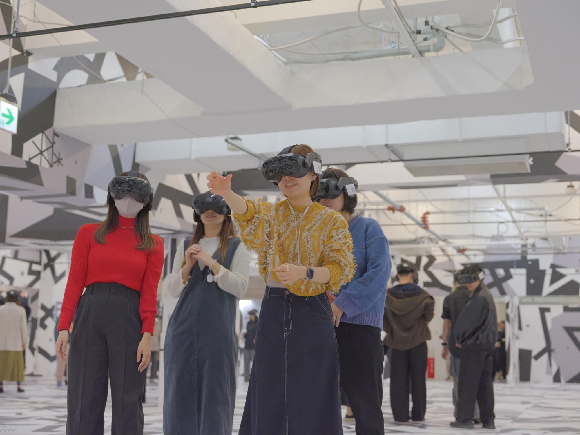 IMMERSIVE JOURNEY 名古屋のXRアトラクションの様子