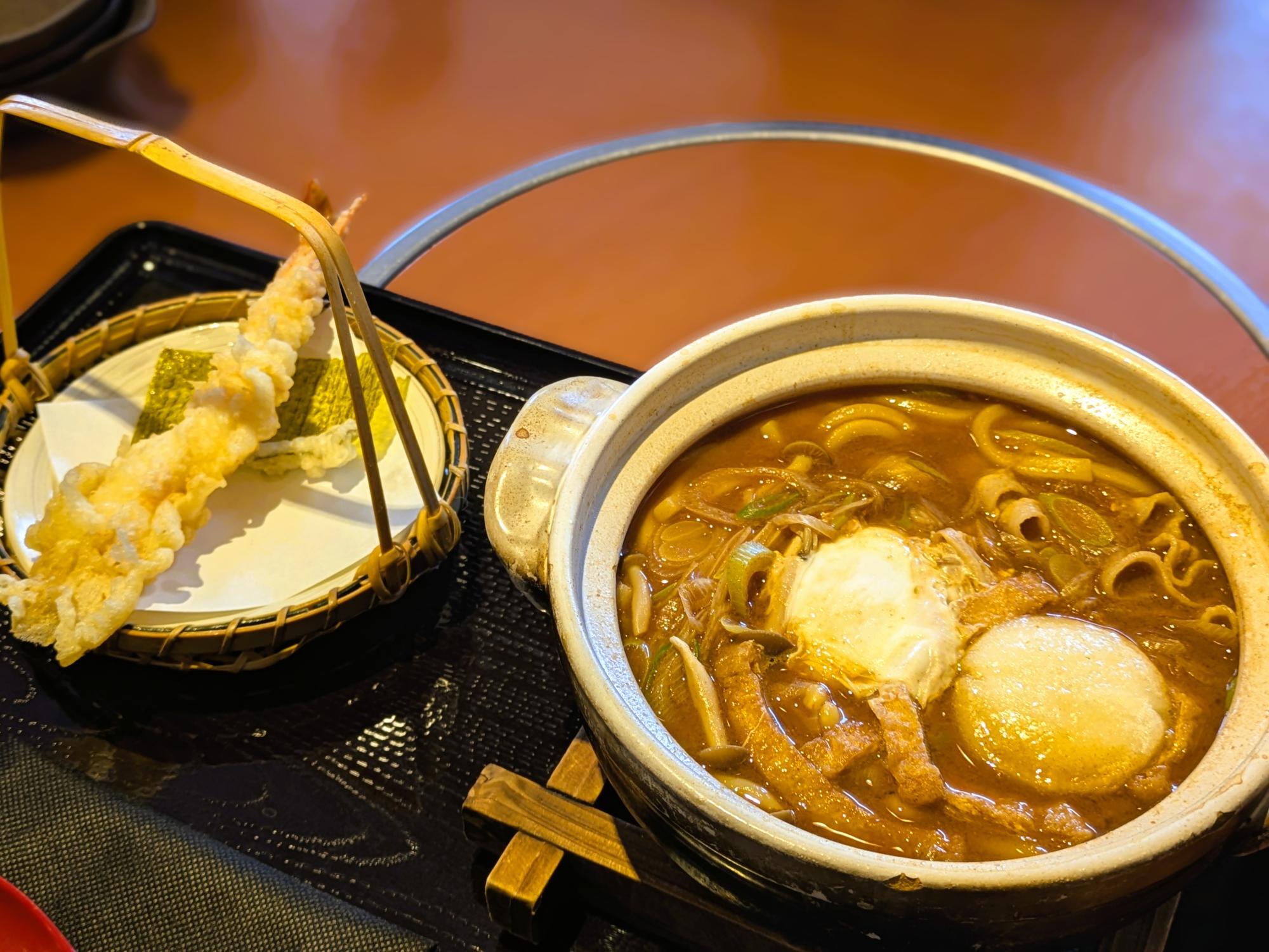 和食さとの味噌煮込みうどん