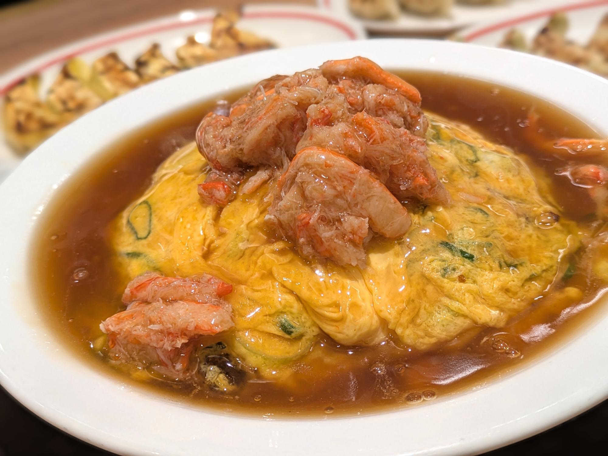 藤一番の蟹天津飯