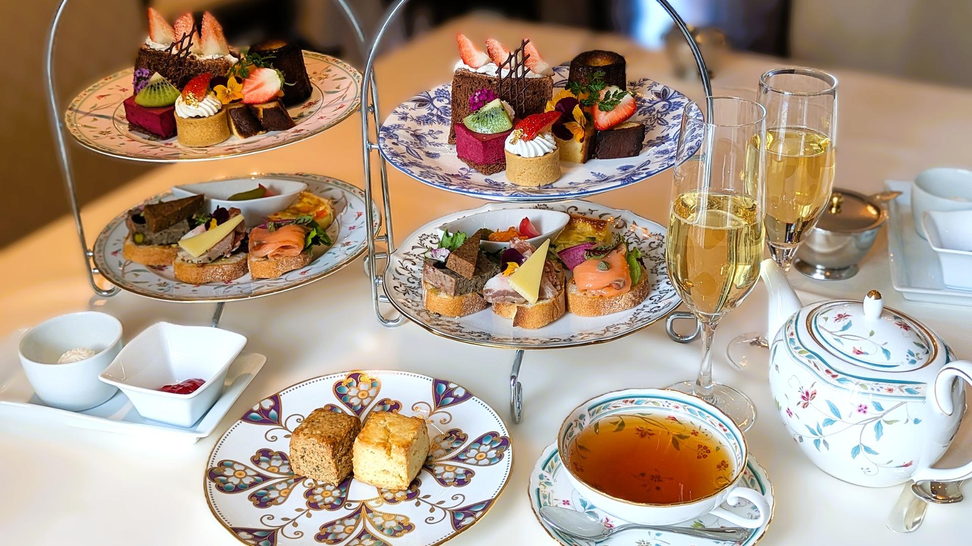 ノリタケの森「キルン」のアフタヌーンティーとノリタケの器