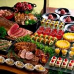 ANAクラウンプラザホテル名古屋「陽春の三重フェア」ディナービュッフェのメニュー写真。三重県産食材を使った春限定フェアの案内。