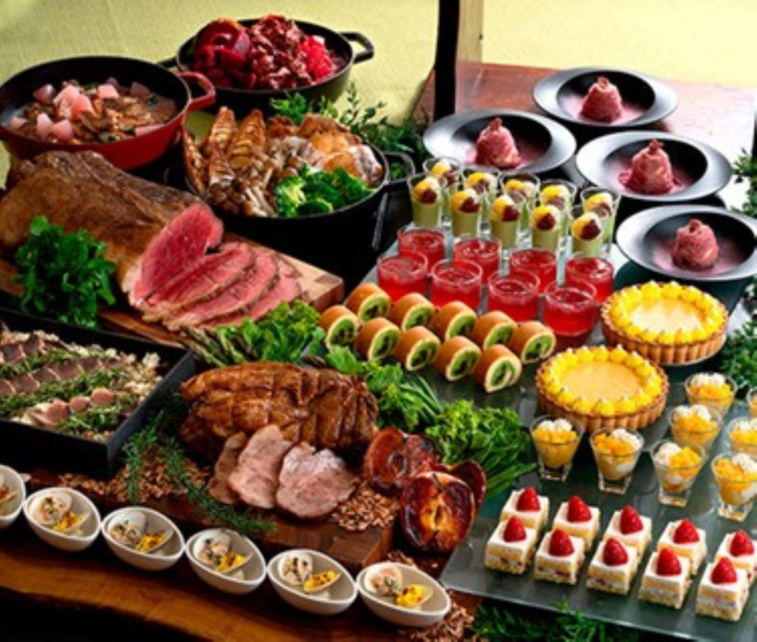 ANAクラウンプラザホテル名古屋「陽春の三重フェア」ディナービュッフェのメニュー写真。三重県産食材を使った春限定フェアの案内。