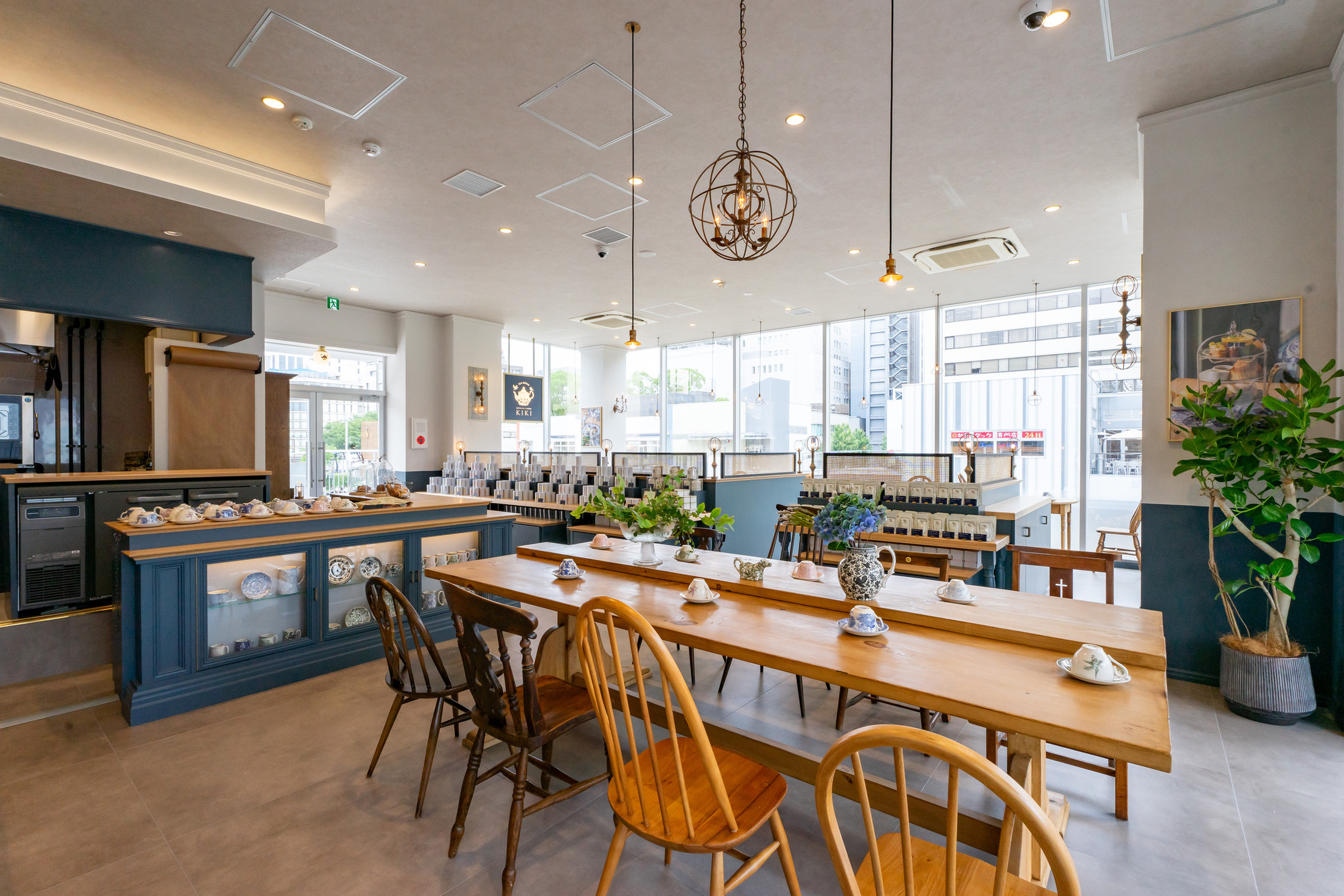 TEA ROOM KIKI 紅茶＆スコーン専門店 名古屋の店内